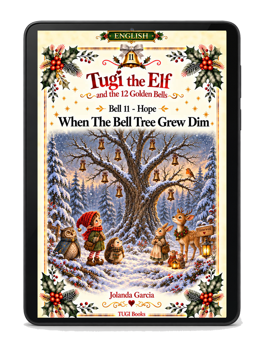 Tugi the Elf Bell 11 - Hope. When The Bell Tree Grew Dim story on an e-reader