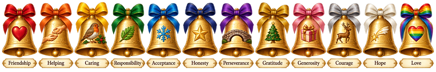 The 12 Golden Bells and their special values
