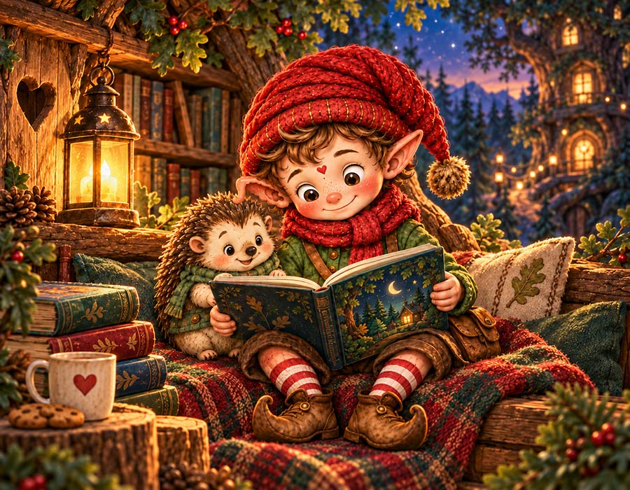 Tugi’s Little Forest Library featured book